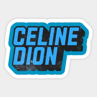 Celine Under Blue Sticker